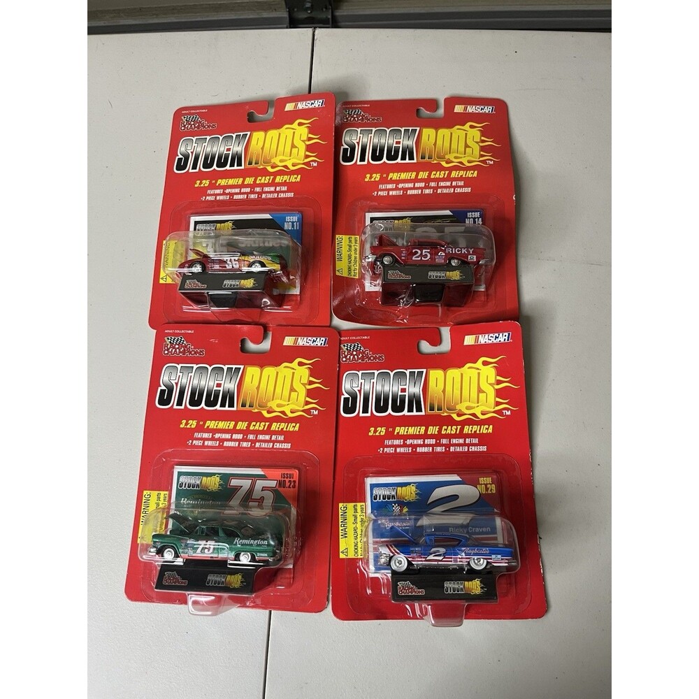 Racing Champions Stock Rods Lot Of 4